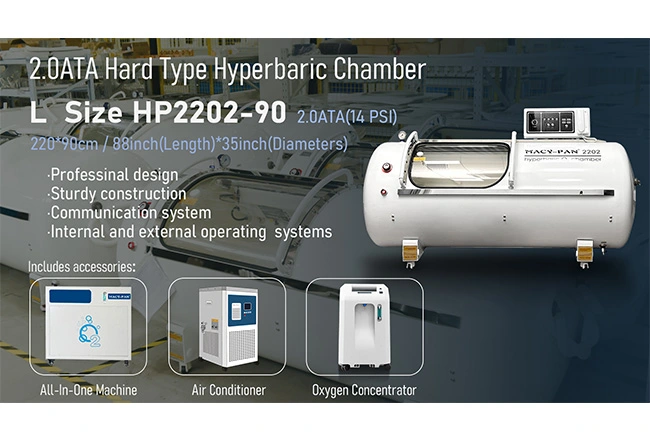 غرفة HBOT الصلبة macypan 2202 90